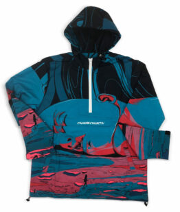 Colours Collectiv Coaches Anorak-Heavyweight Nylon Moonscape All Over